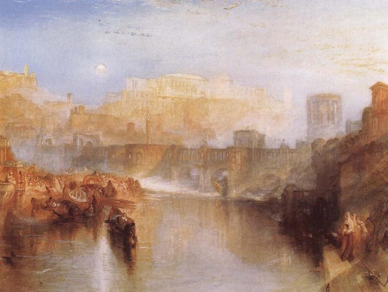 J.M.W. Turner Agrippina landing with the Ashes of Germanicus oil painting image